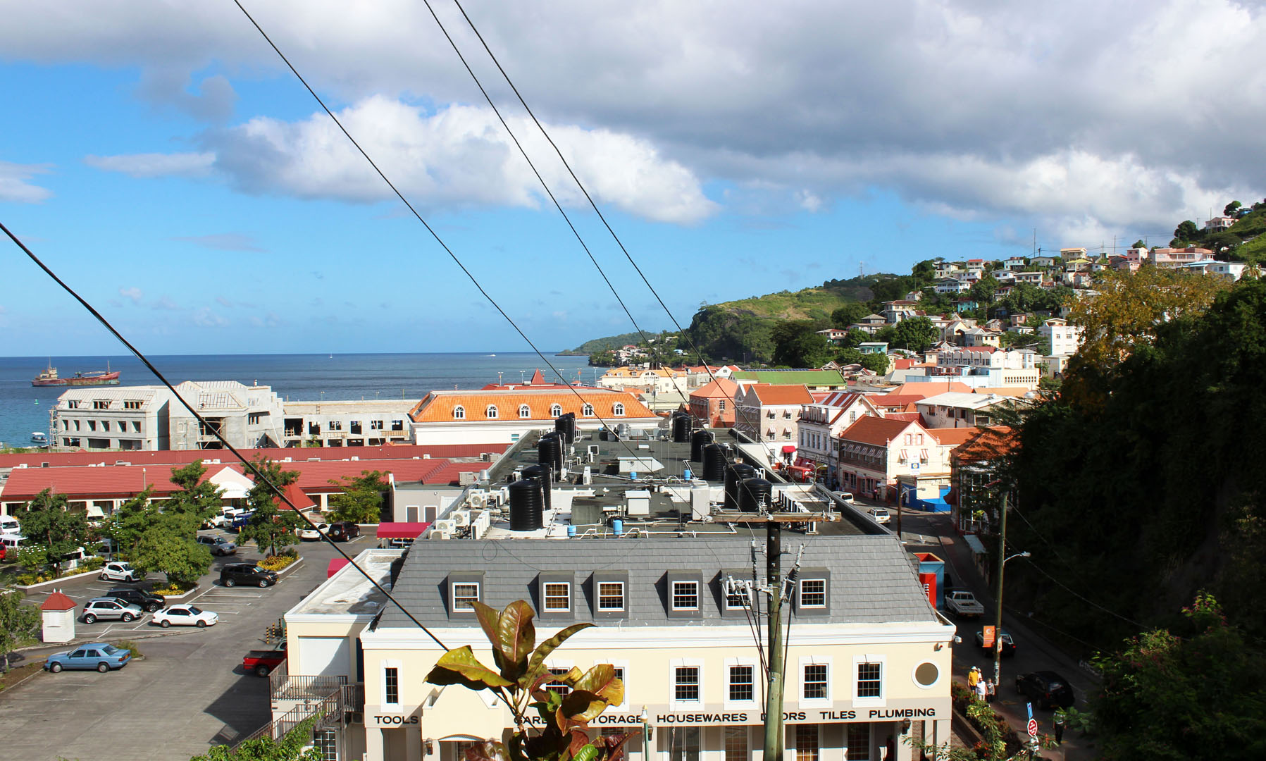 Grenada near the cruise port