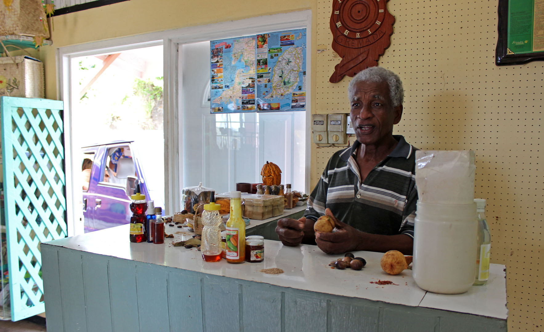 Spice demonstration in Grenada