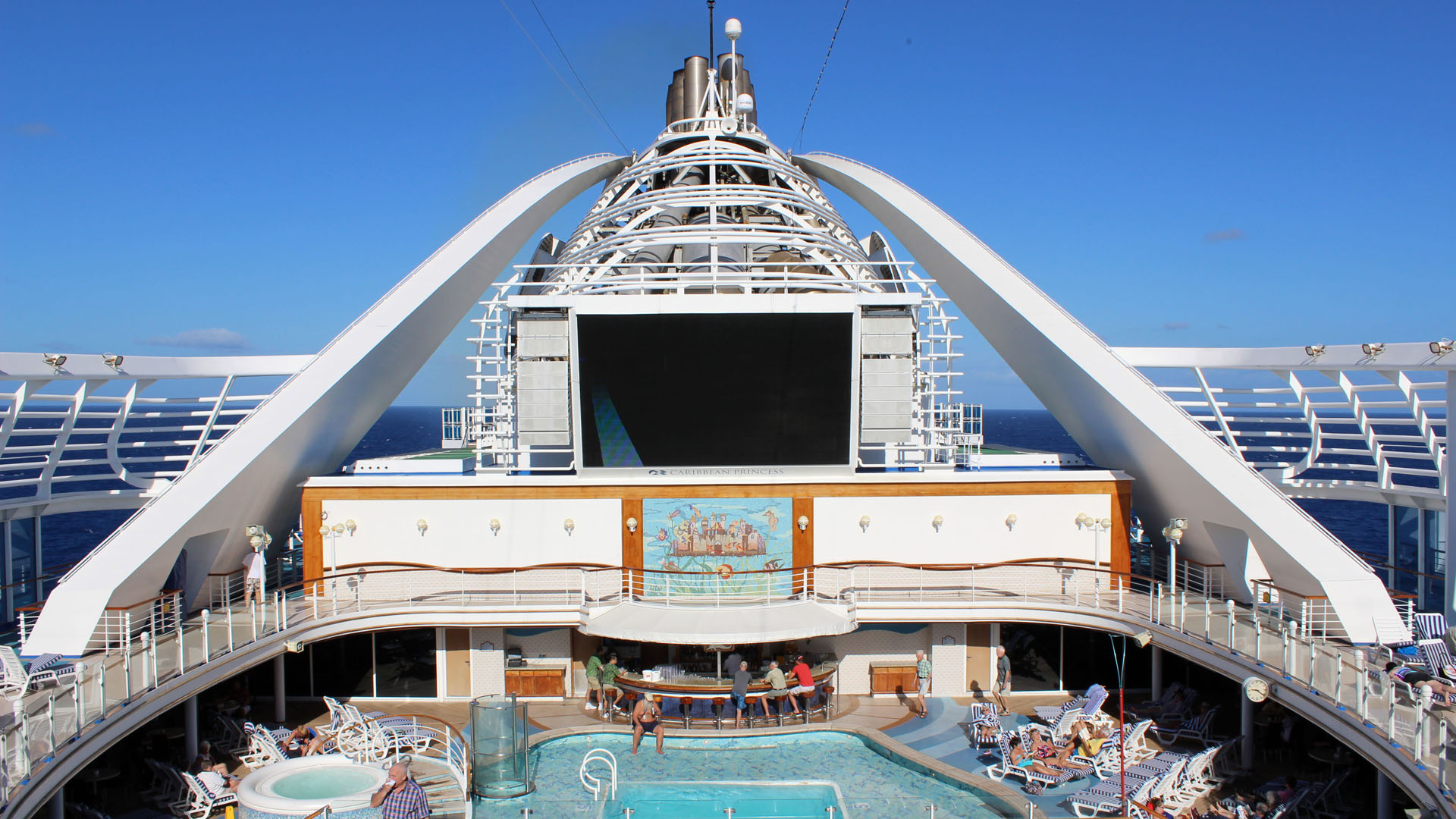 Caribbean Princess Swimming Pool
