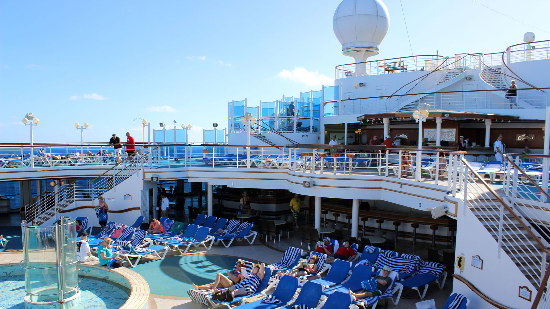 Caribbean Princess Swimming Pool