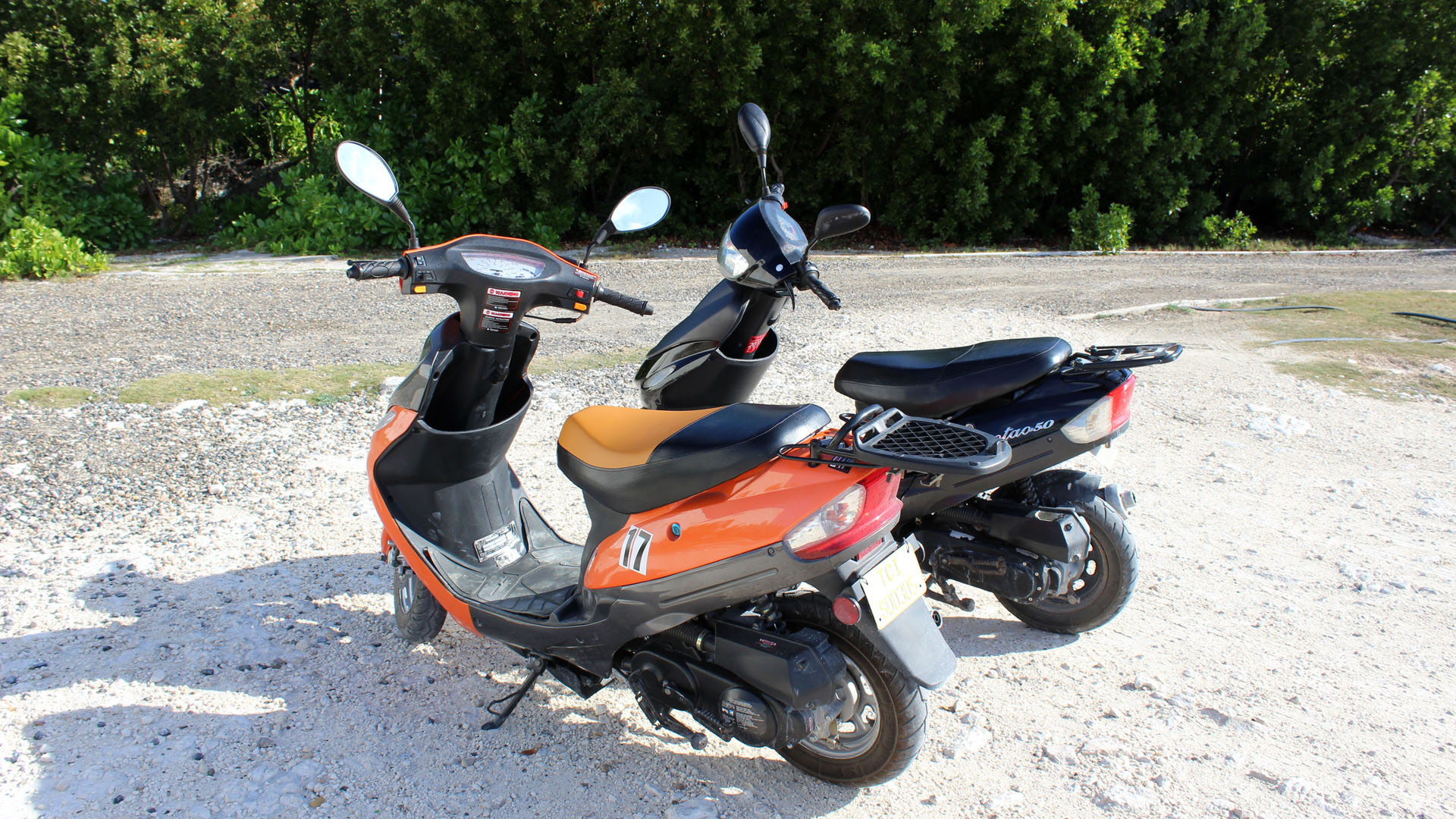 Scooters in Grand Turk