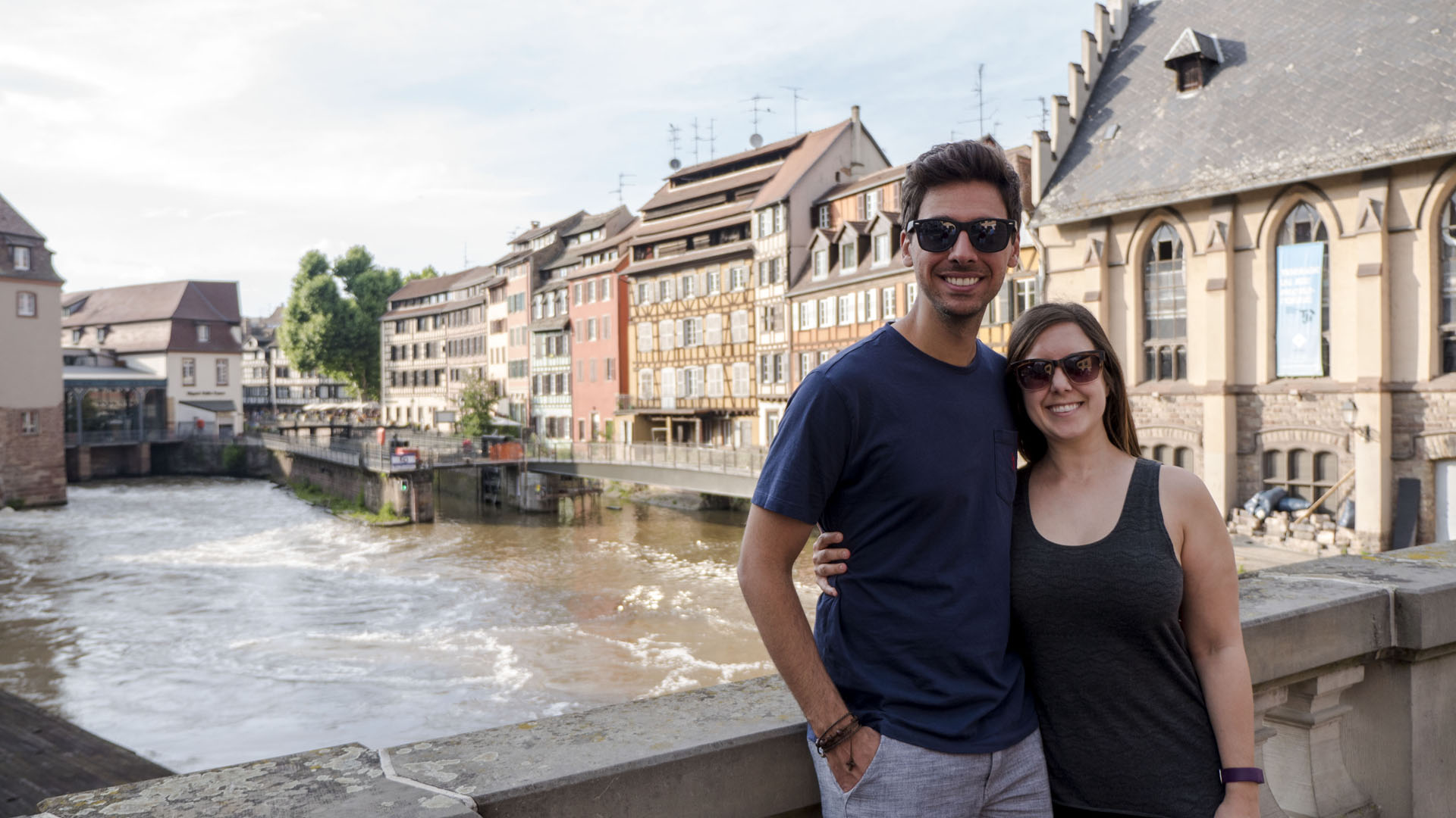 Justin and Lauren in Strasbourg France