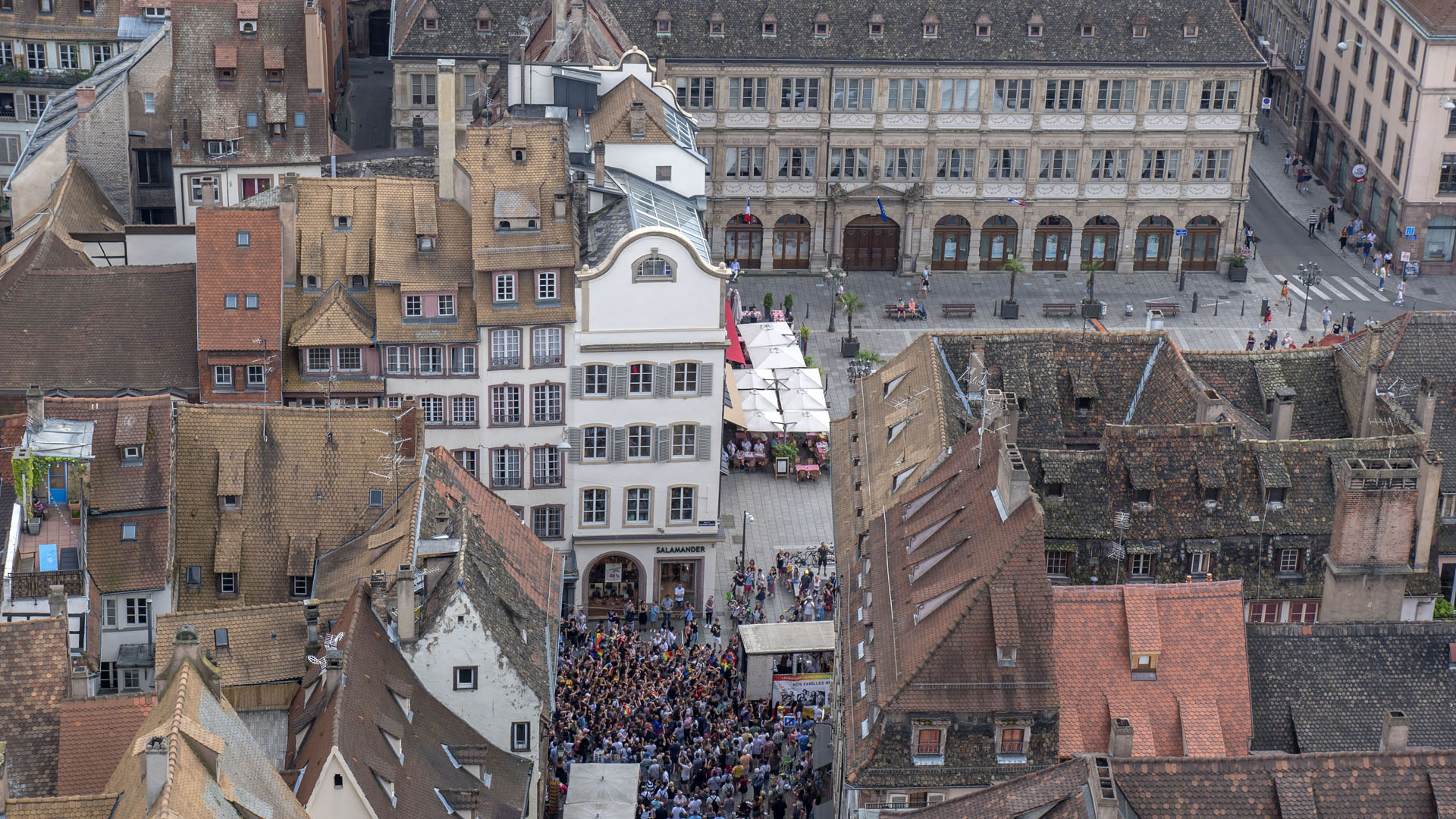Top of the Strasbourg Cathedral