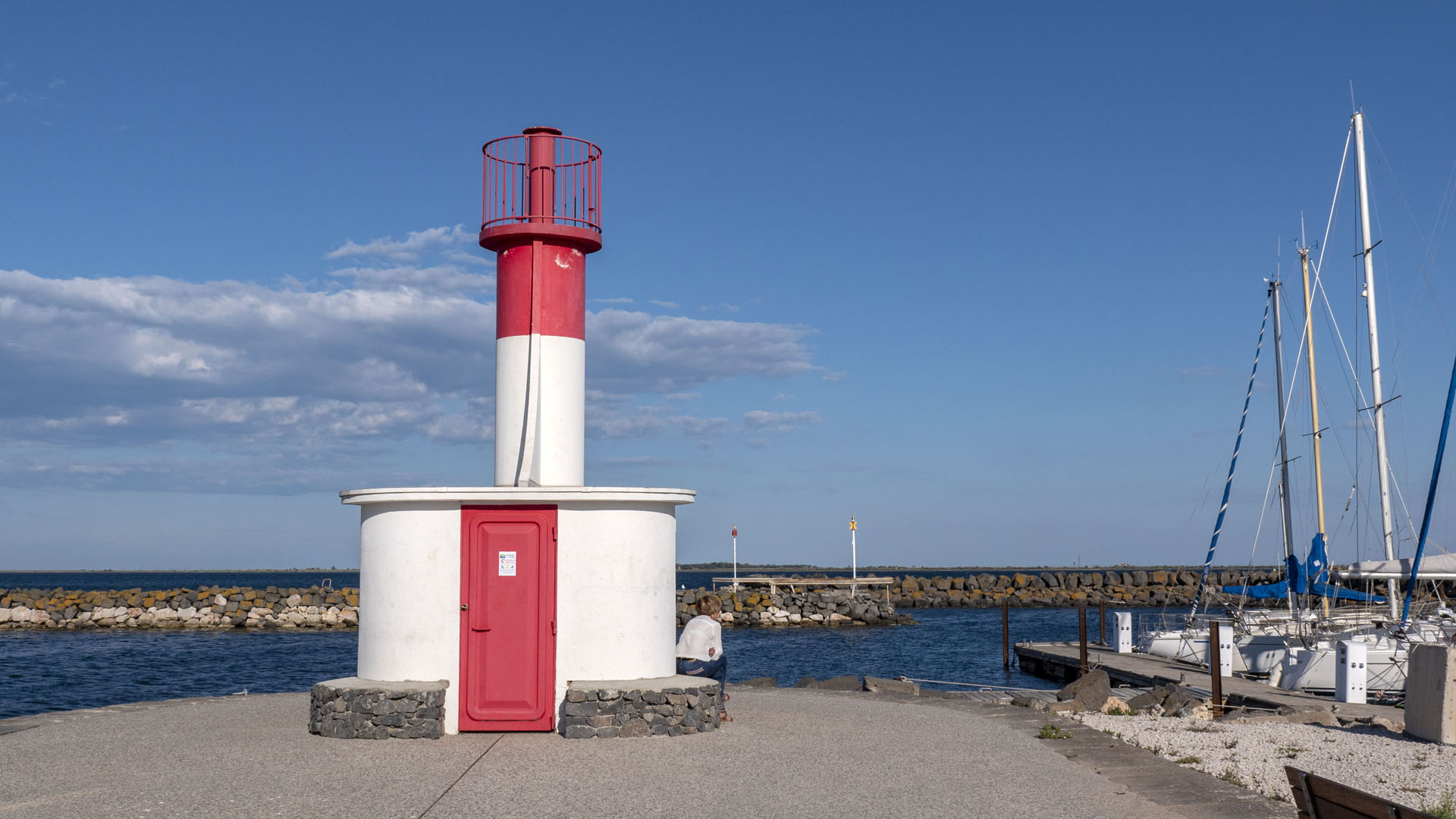 The port of Marseillan, South of France