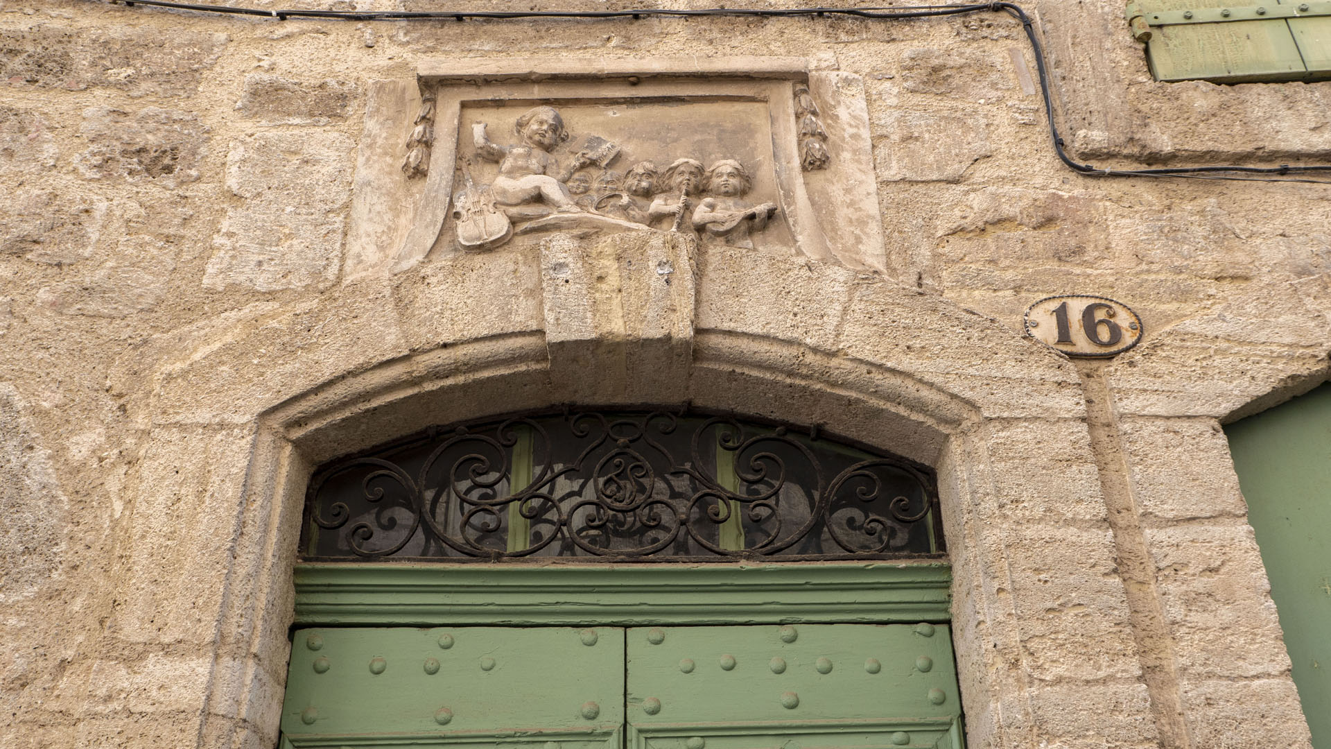 Architecture of Pezenas, France