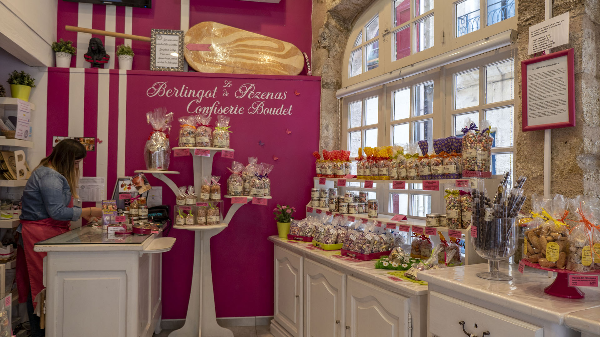 Pezenas in the South of France: Old Town Candy Shop