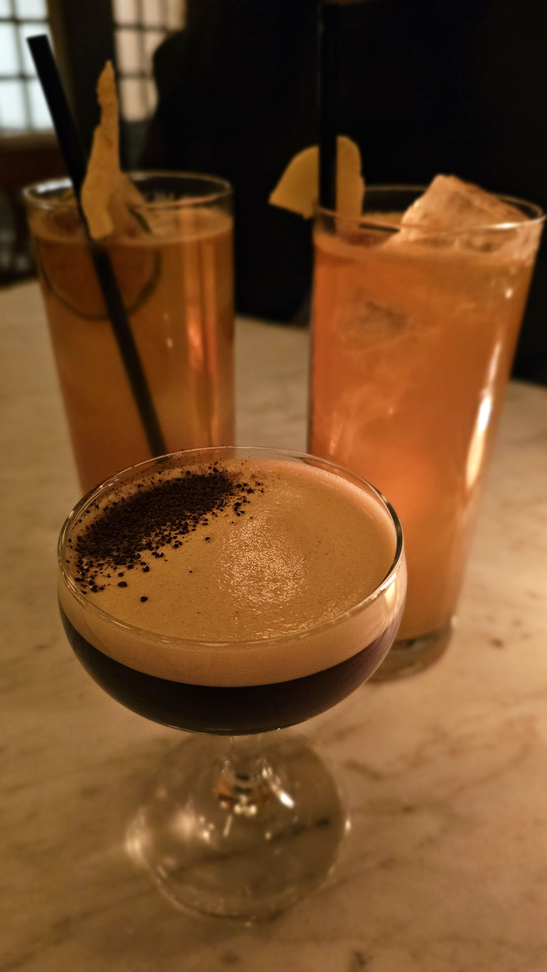 Heated Rivalry cocktails at Le Tambour