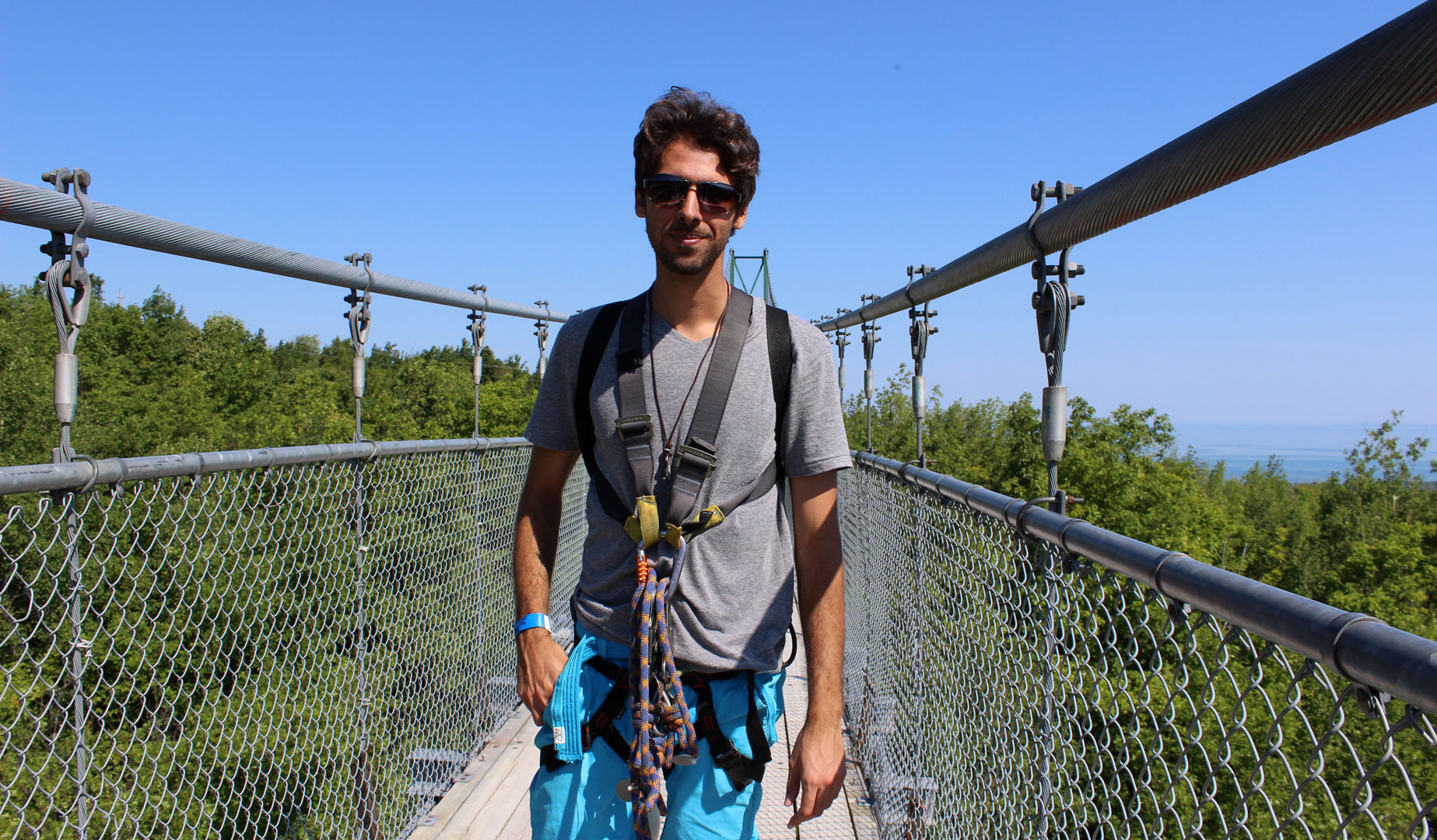 Scenic Caves suspension bridge