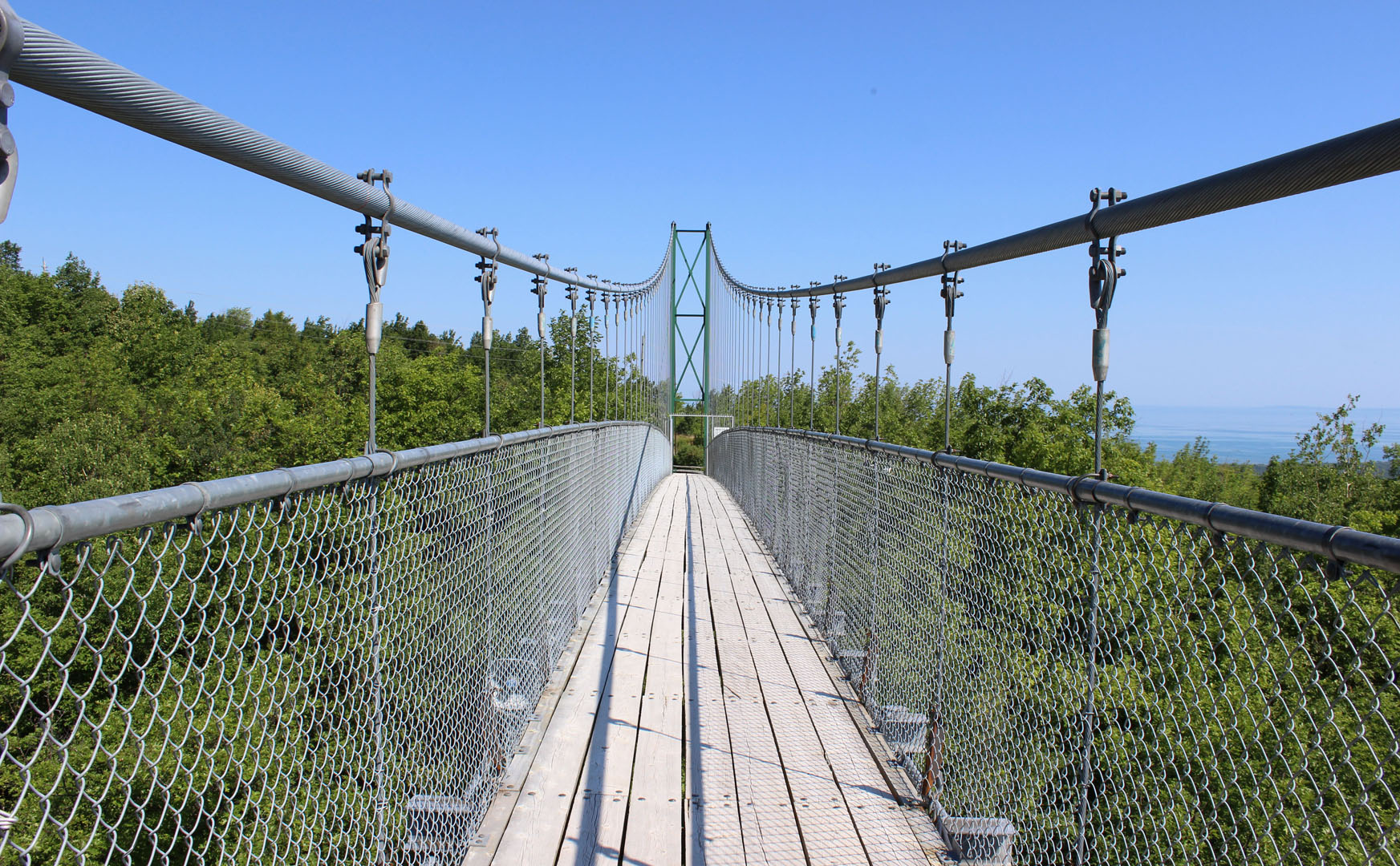 Scenic Caves suspension bridge