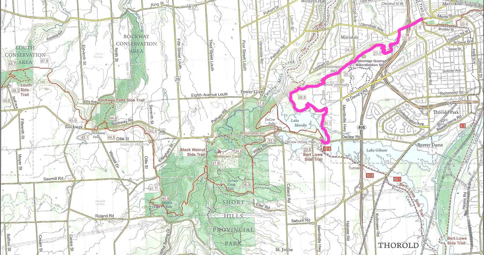 Bruce Trail Map