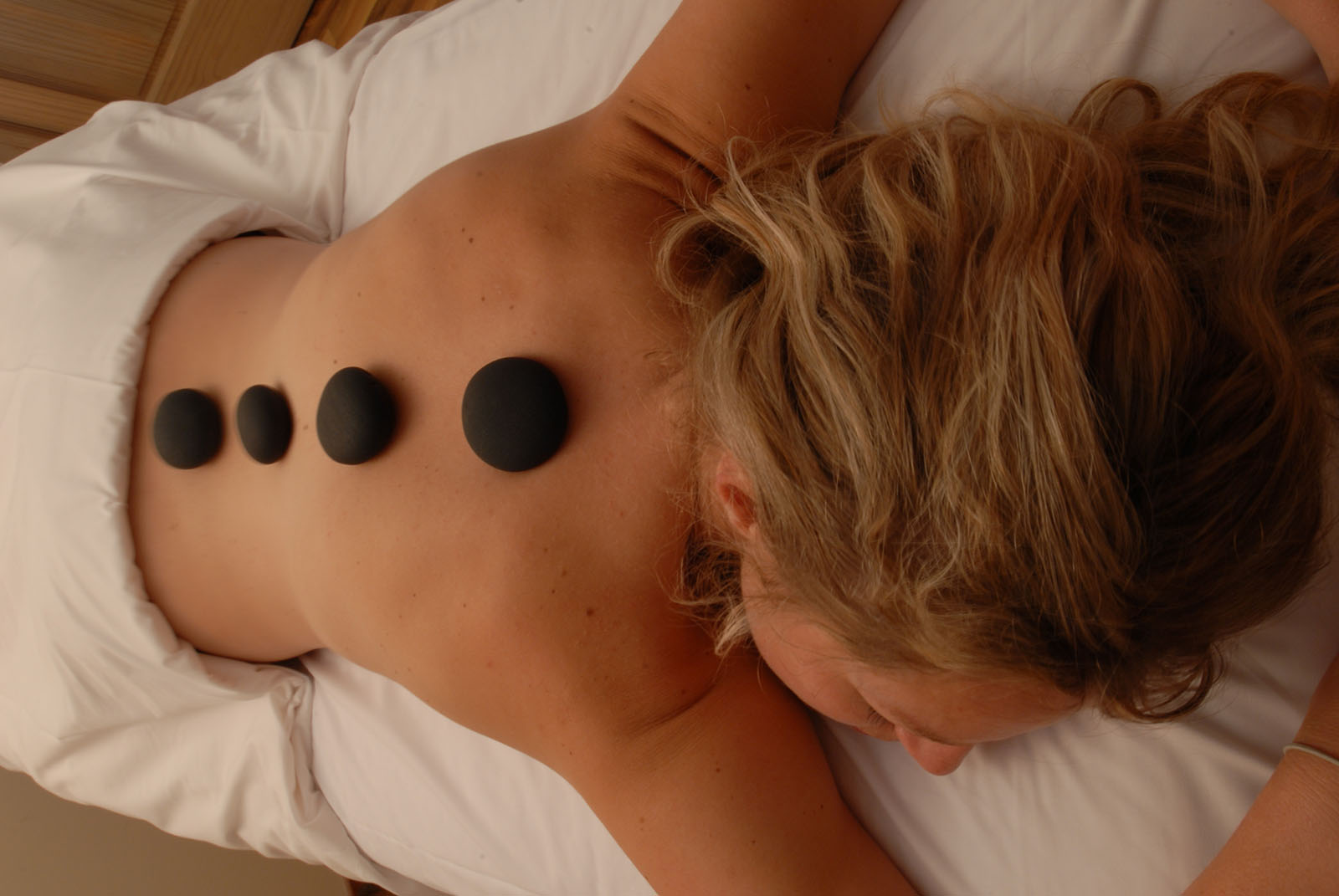 Hot stone massage