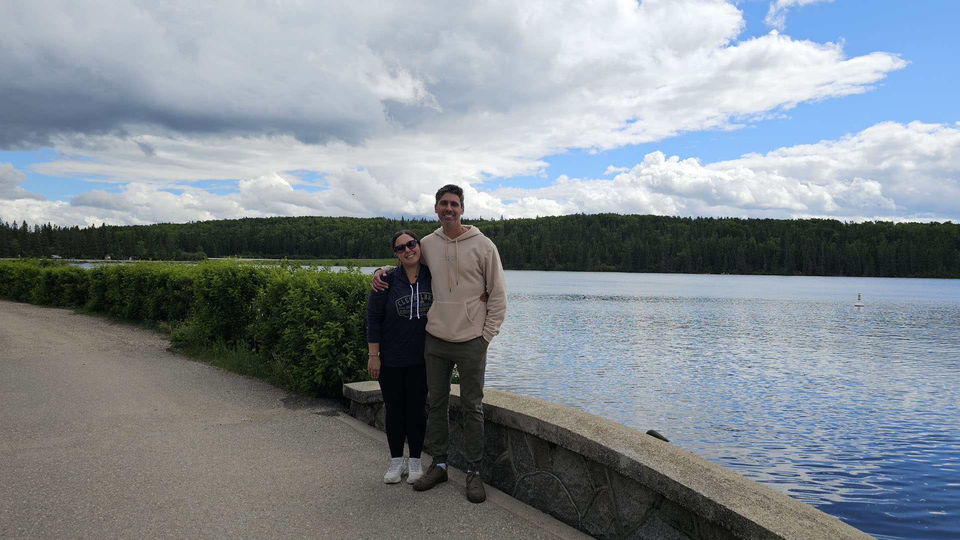 Justin and Lauren at Clear Lake and the Wishing Well