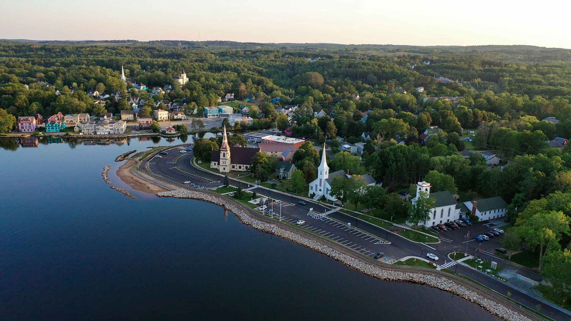 Mahone Bay Three Churches