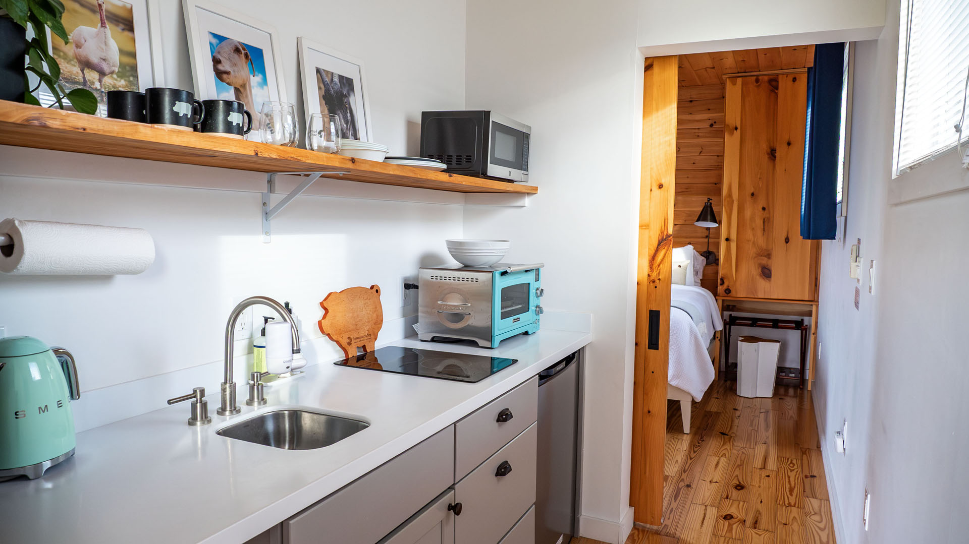 Farm Sanctuary Tiny House Kitchen