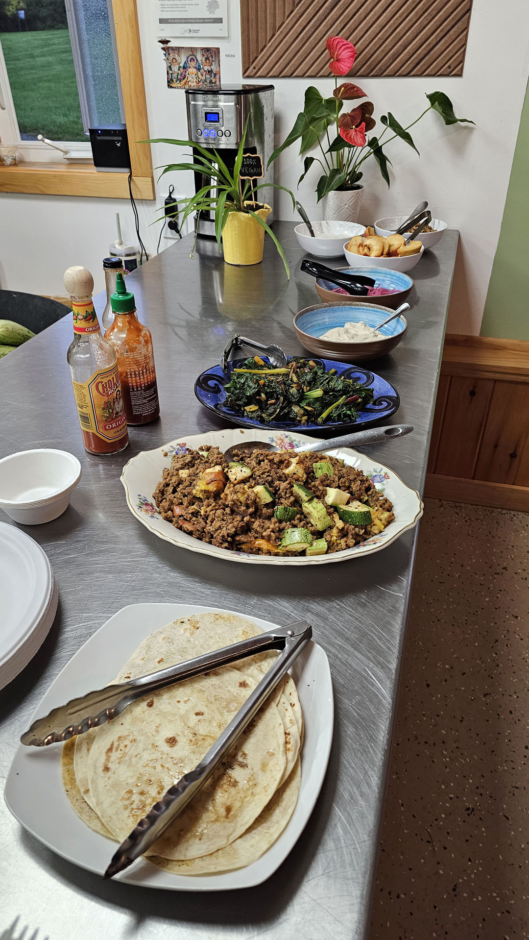 Breakfast at Farm Sanctuary